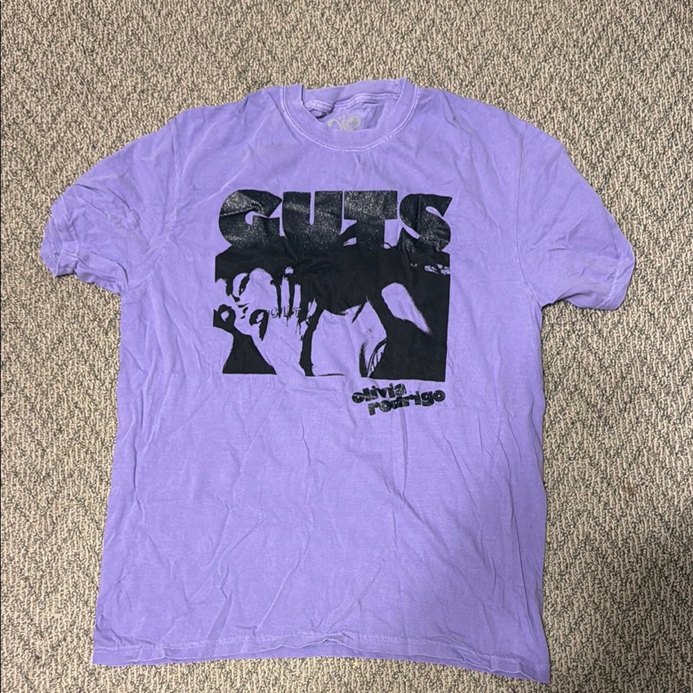 Olivia Rodrigo Purple GUTS Graphic T-Shirt